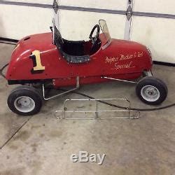 Vintage 1950s Quarter Midget Race Car Go Kart Rare All Original