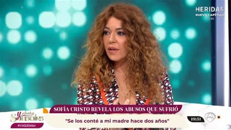 Sofía Cristo habla en Y ahora Sonsoles sobre sus padres Bárbara Rey