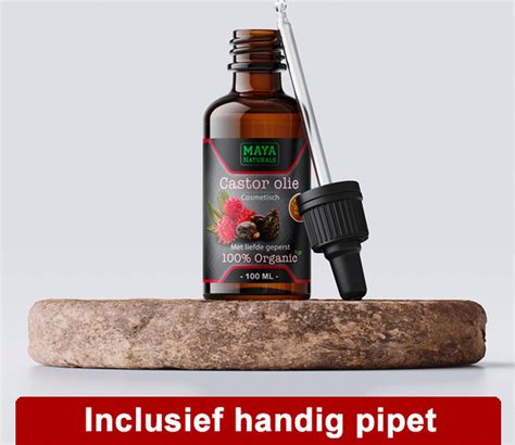 Natuurlijke Castor Olie 100ml 100 Puur Onbewerkt EU Bio Keurmerk