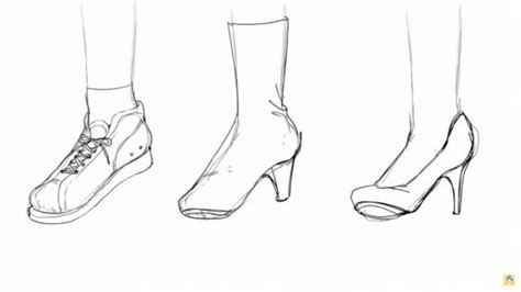 Tuto Dessin Manga Comment Dessiner Des Chaussures