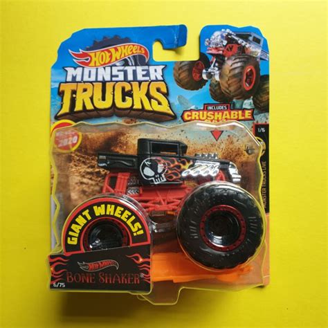 Hot Wheels Monster Truck Bone Shaker Single Pack Shopee Malaysia