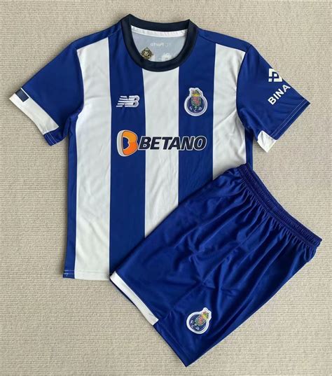 23-24 FC Porto Home Kids Soccer Jersey