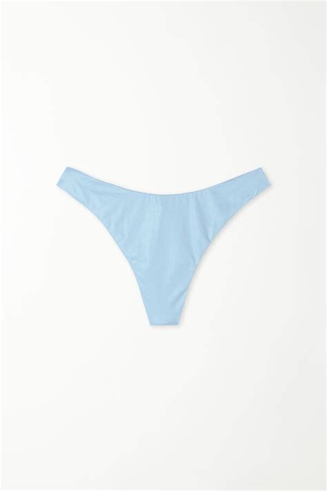 Braguita De Bikini Brasile A De Corte Alto Con Dise O Redondeado Shiny Ocean Corte Brasile O