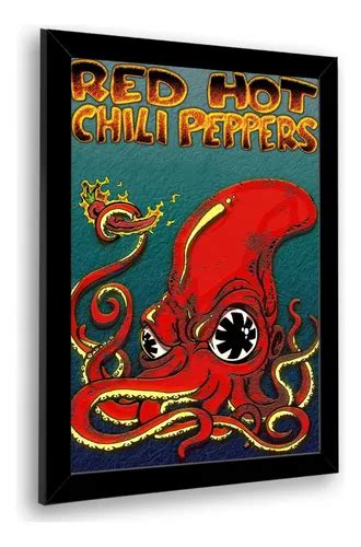 Quadro Decorativo Red Hot Chili Peppers Poster Show X Cm Parcelamento Sem Juros