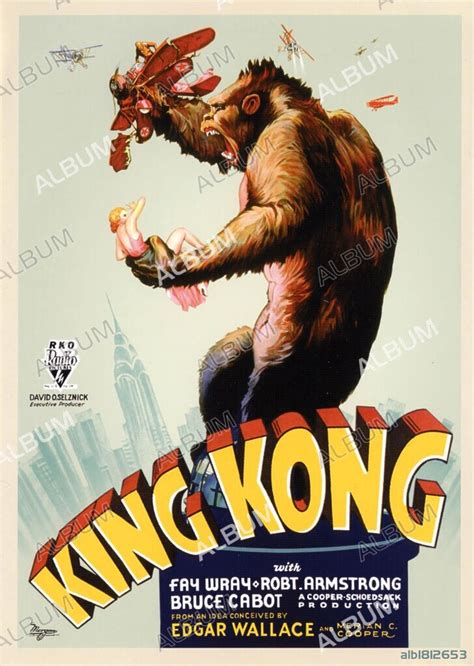 Poster of KING KONG, 1933, directed by ERNEST B. SCHOEDSACK and MERIAN ...