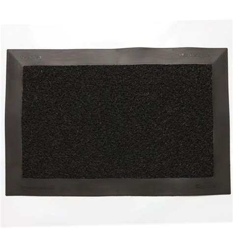 Tapete Sanitizante Preto 38 X 58 Cm Borda Kapazi