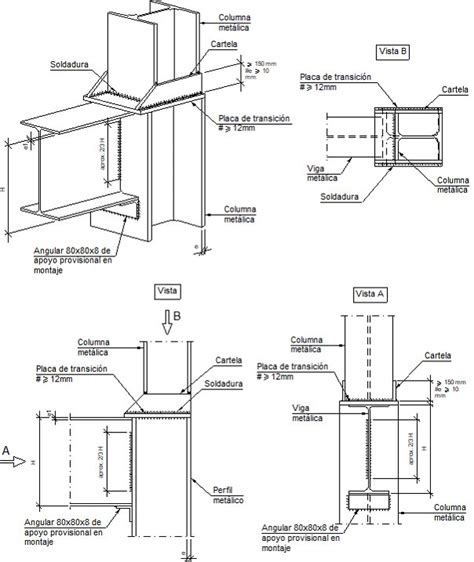 Detalles Constructivos Cype Eag Uni N Articulado En Extremo De