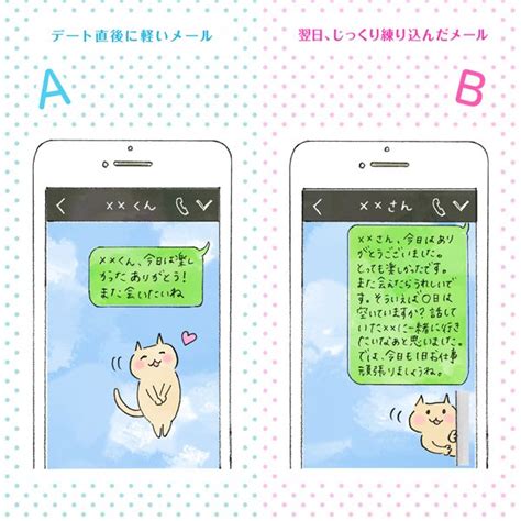 デート後のlineは女性から？ 男性からモテる初デート後のメールとは｜「マイナビウーマン」