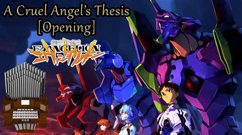 A Cruel Angel S Thesis Opening Neon Genesis Evangelion Organ Cover