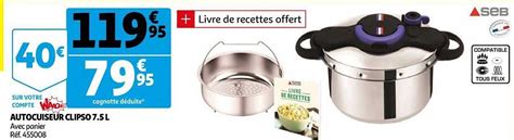 Promo Autocuiseur Clipso L Seb Chez Auchan Icatalogue Fr