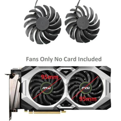 Fan For Msi Rtx Super Ventus Pld S Hh Pin Gpu Card