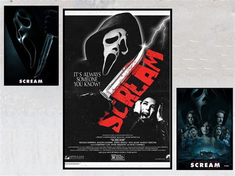 Scream 5 Film Posters Collector's Memorabilia - Etsy