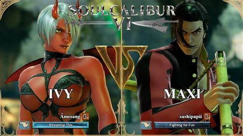 SoulCalibur VI Amesang Ivy VS Sushipapii Maxi Xbox Series X