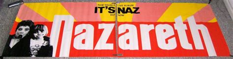 Nazareth Stunning Uk Record Company X 2 Promo Posters For Snaz Live Album 1981