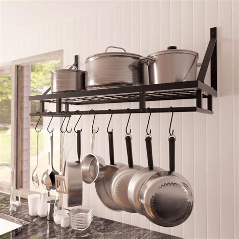 Kes Kitchen Pan Pot Rack Best Kitchen Wall Storage Organizers