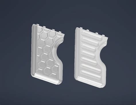 M-Lok Vertical Foregrip with Integrated Wire Management 3D model 3D printable | CGTrader