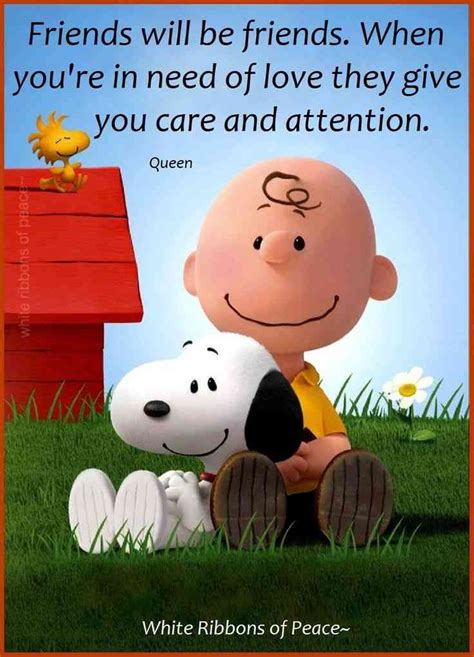 Snoopy S Heartfelt Quotes On Friendship