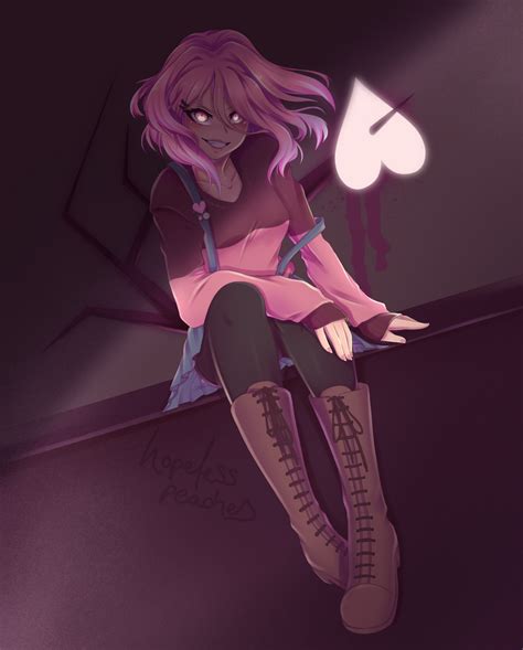 Betty Noire Glitchtale Redraw By HopelessPeaches On DeviantArt Anime