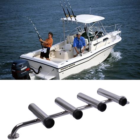 Stainless Steel Fishing Rod Holder Tube Rocket Launcher Boat