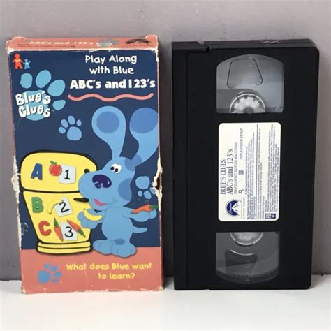 Videocassetta Vhs Nick Jr Blue S Clues Abcs S Acquista Ottieni