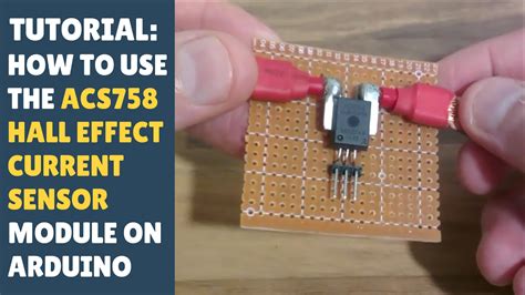 Tutorial How To Use The Acs Hall Effect Current Sensor Module With