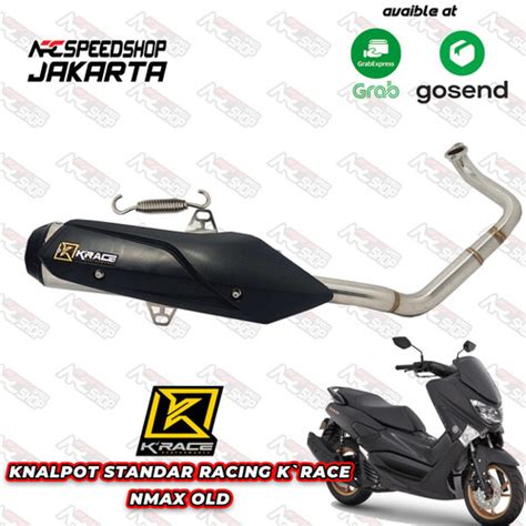 Jual Knalpot Krace Standar Racing Yamaha Nmax Old Black Series