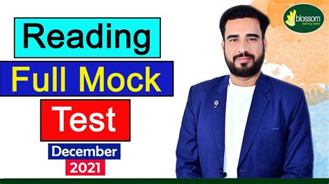 Pte Reading Mock Test December Ll Blossom Learning Centre Youtube