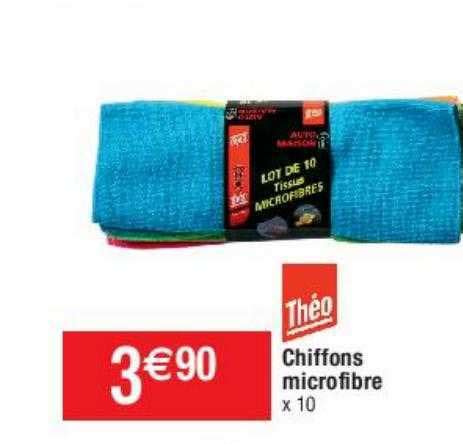 Promo Th O Chiffons Microfibre Chez Cora Icatalogue Fr