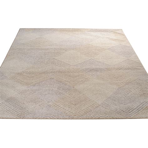 Tapete Para Sala Grande Essenciais Chevron Nude 140x200 Na Casa Encanto
