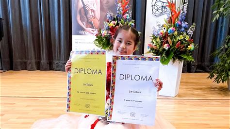 Lin Tokura Age 11 Kocian Violin Competition First Prize Winner