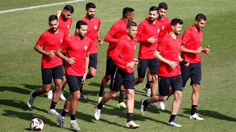 المنتخب الوطني لكرة القدم يبدأ تدريباته استعداداً لمباراة اسبانيا 22