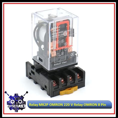 Jual Relay MK2P OMRON 220 V Relay OMRON 8 Pin Socket Shopee Indonesia