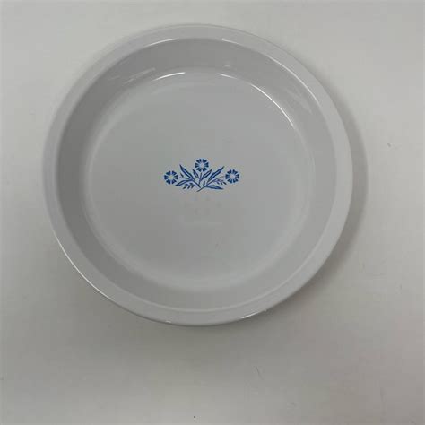 Corningware Dining Vintage Corning Ware Blue Cornflower Pie Plate