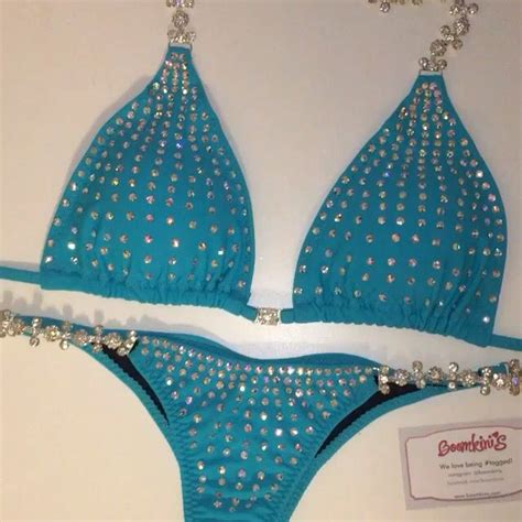 Boomkinis Custom Npc Bikini With An Swarovski Crystals And Crystal