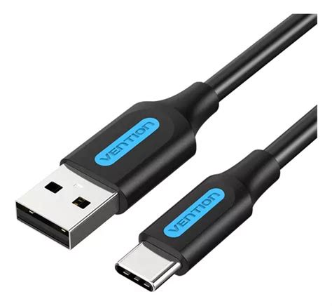 Cable Usb A Tipo C Vention Carga Rapida A 3a Y Datos Cable Corto 50cm