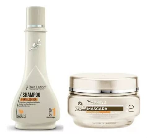 Raiz Latina Kit Shampoo Mascara Fortalecedor Mercadolivre