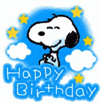 Happy Birthday Snoopy GIF - HappyBirthday Snoopy - Discover & Share GIFs