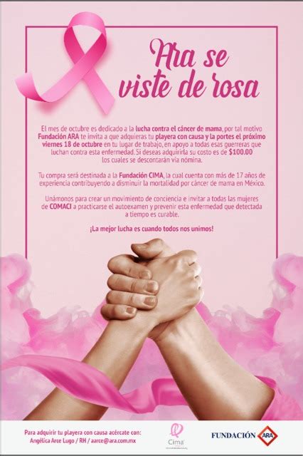 OCTUBRE ROSA Fundación CIMA