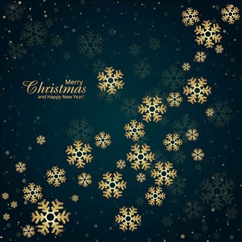 Free Vector Elegant Christmas Card Background With Snowflakes