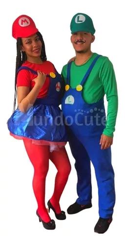 Disfraz Mario Bross O Luigi Mujer Hombre Excelente Calidad Envío gratis