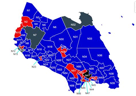 Final Map And Results Of 2022 Johor State Election Rmalaysia