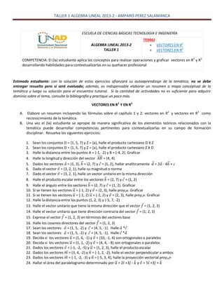 Taller Algebra Lineal Pdf