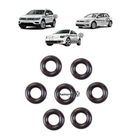 Kit Anel Vedação Bico Injetor Vw Golf Novo Fusca tiguan allspace