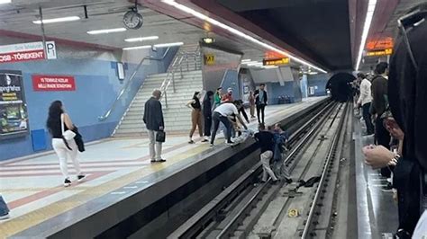 Ankara Metrosunda Korku Dolu Anlar Y Rekler A Za Geldi Ok Say Da