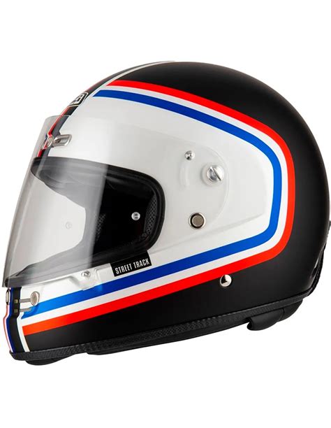 Casco Integral Modelo Street Track 4 Sputnik Black French Mate Tallas M