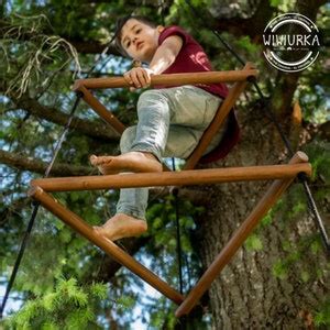 Wiwiurka Wooden Climber Monkey Bars Rope Ladder Triangle Etsy