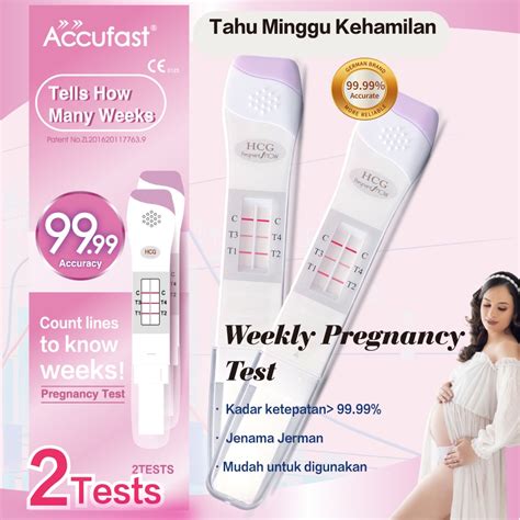 Pcs Accufast Pregnancy Weeks Test One Step Early Hcg Fertility Tests