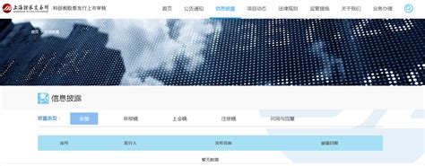 上交所网站已可公开查询科创板企业申报信息