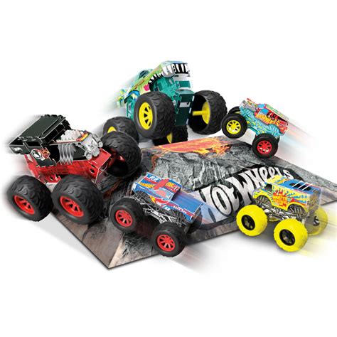 Bladez Toyz Vehiculo Pull Back Para Armar Hot Wheels Monster Trucks Motor Pack X2 Surtido ICBC