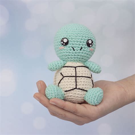 Ravelry Squirtle Pokémon Amigurumi pattern by Nerea Gomis